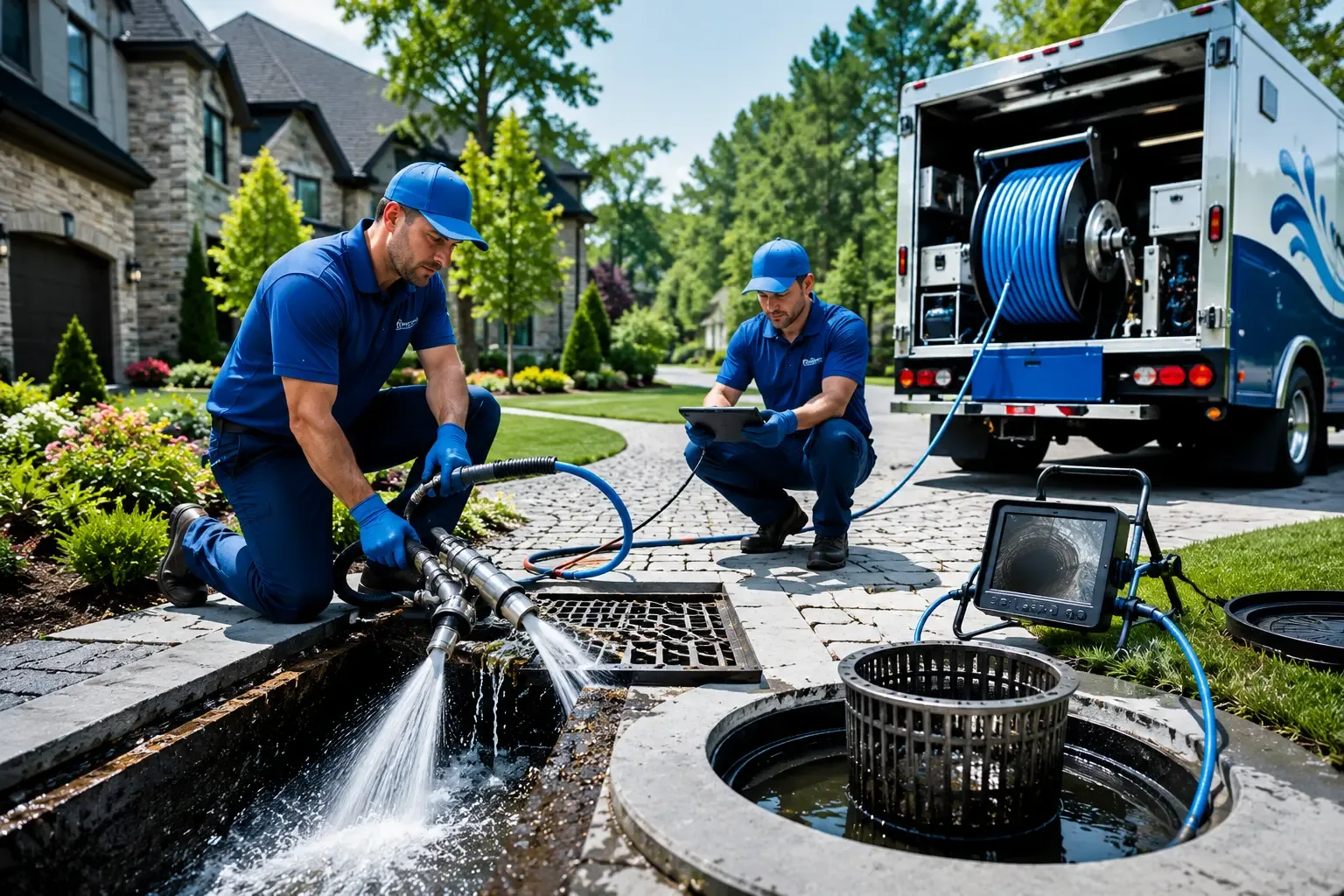 Local outdoor drain cleaning professionals in Scott, OH